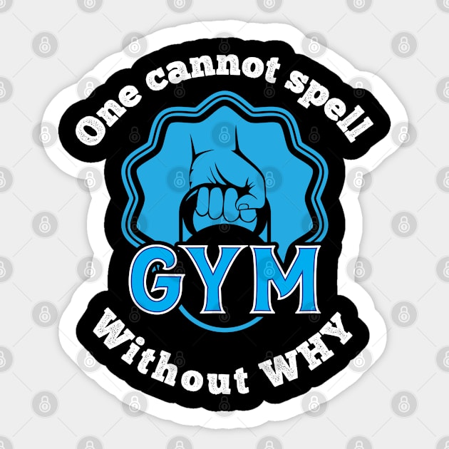 Funny Calisthenics Street Fitness and Gym Exercise Quote Sticker by Riffize